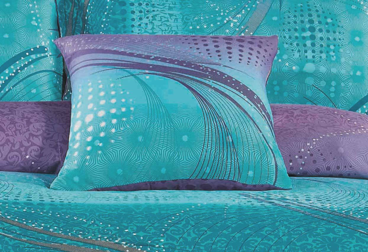 ZEPHYR quilt cover Set (aqua turquoise)