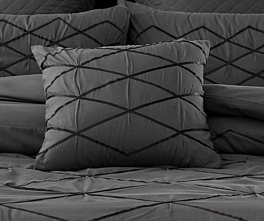 Alden Grey Quilt Cover Set