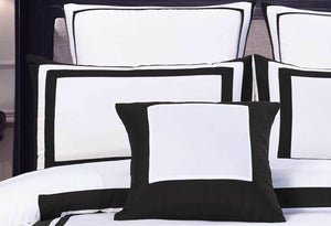 Macey Quilt Cover Set Black and White Duvet Cover Set