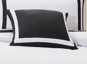 Halsey Trim White Quilt Cover Set by Luxton