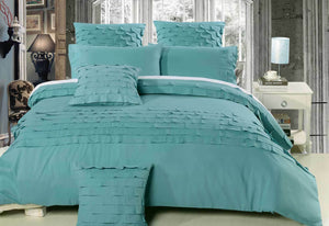 Sens Aqua Quilt Cover Set