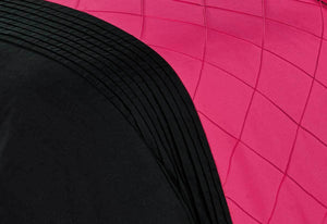 Luxton Falcone Hot Pink Diamond Pintuck Quilt Cover Set